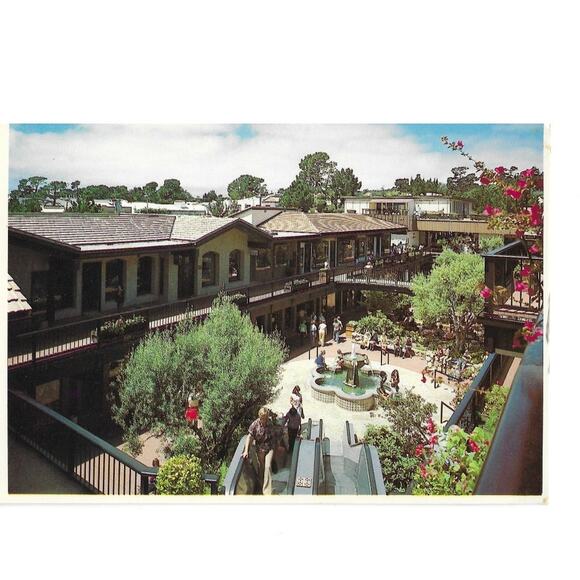 Carmel Plaza Carmel California Postcard Unposted - Picture 1 of 2